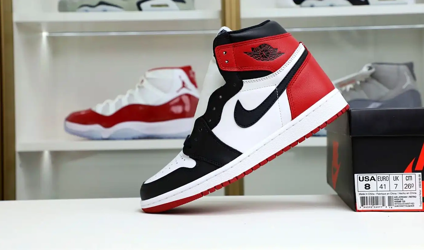 Air Toe Retro (2016) Jordan 1 Black 0402